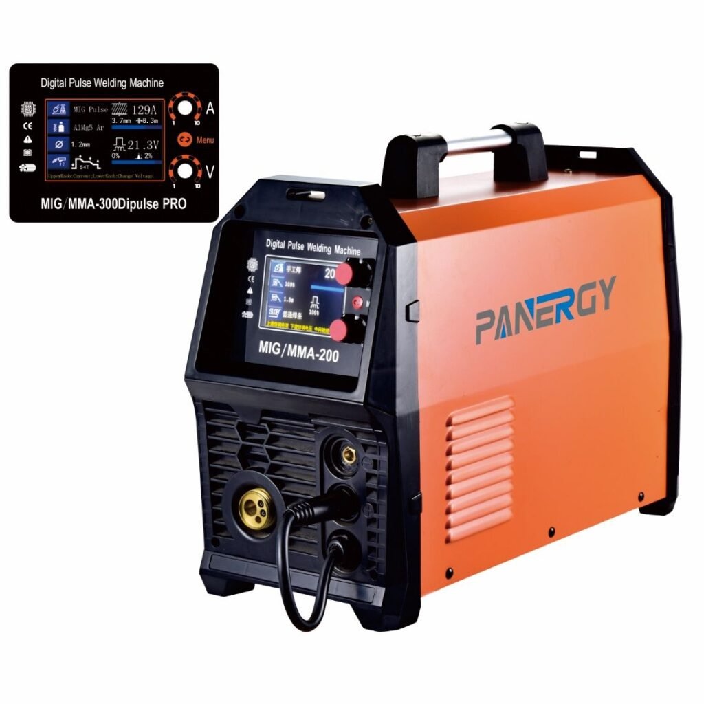 Portable 5 in 1 Multi Process MIG Mag TIG MMA Pulse 200A AC DC Inverter Welding Machine