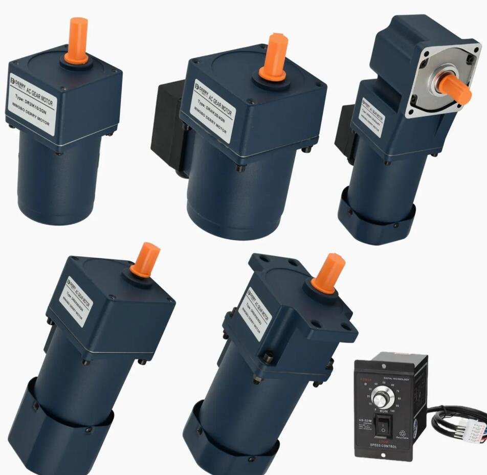 Single Phase 3 Phase Electric Mini AC Reversible Induction Gear Motor 2ik6gn 3ik15gn 4ik25gn 5ik40 5ik60