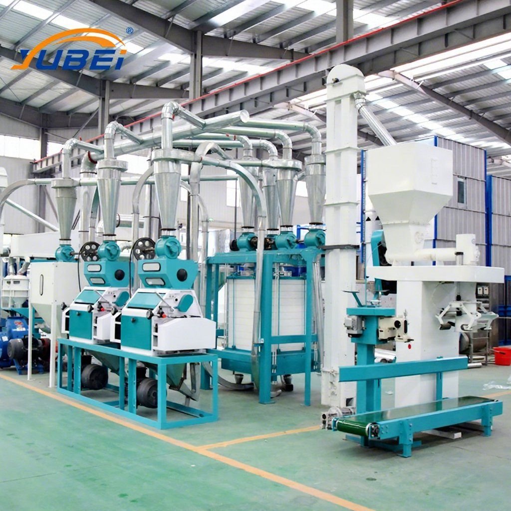 20tpd 30tpd Maize Grinding Machine Maize Corn Flour Grits Flour Mills Meal Milling Machine Mill