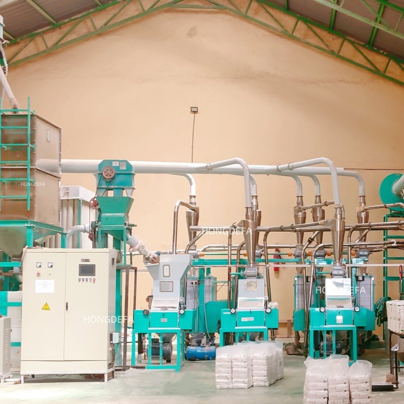30tpd Maize Milling Machine-Fully Automatic Corn Flour Plant for Nigeria Market