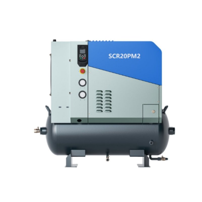 Screw Air Compressor (SCR10PM2) Energy Saving 40% High Efficiency Airend Easy to Maintain