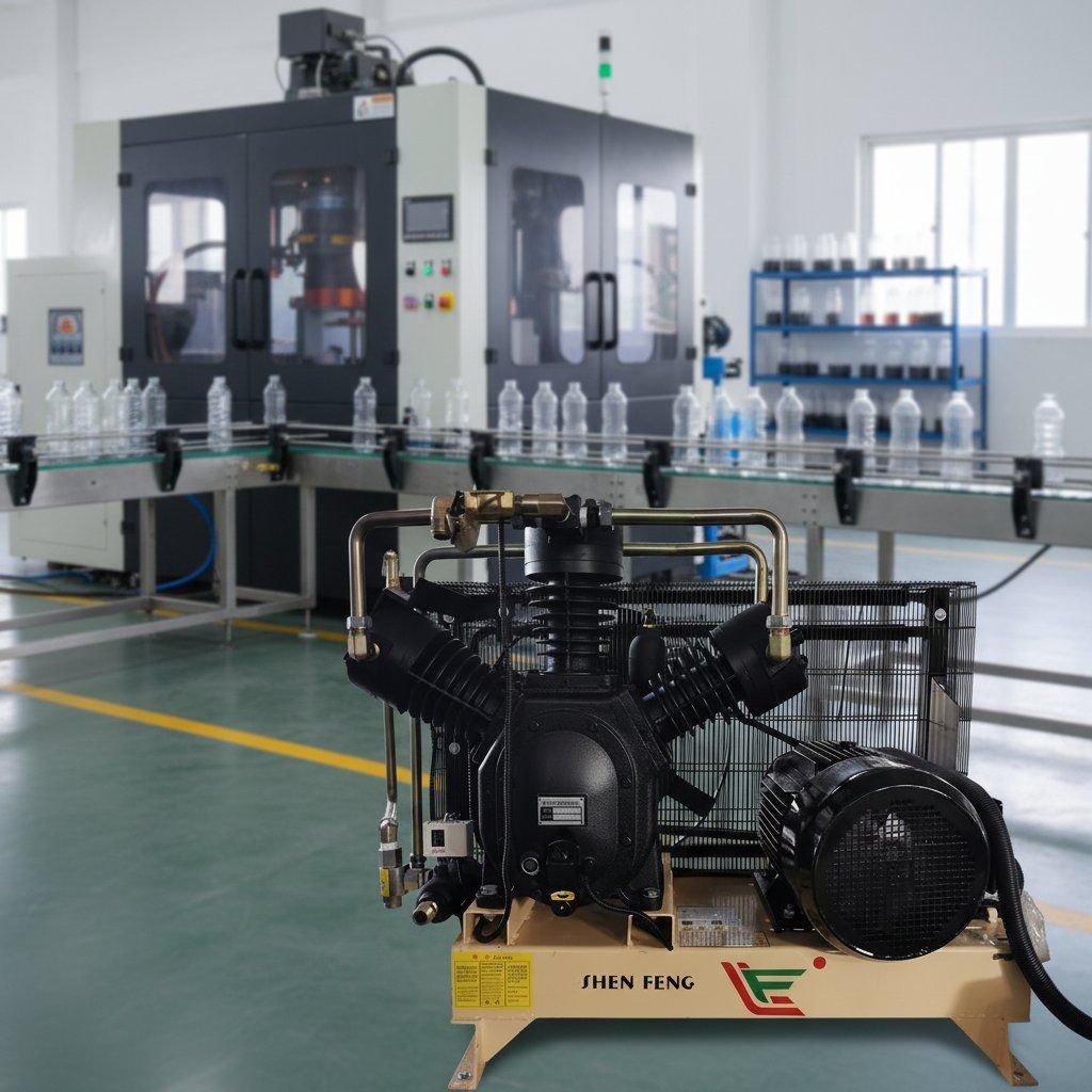 40bar High Pressure Piston Air Compressor for Pet Bottle Blowing Machine