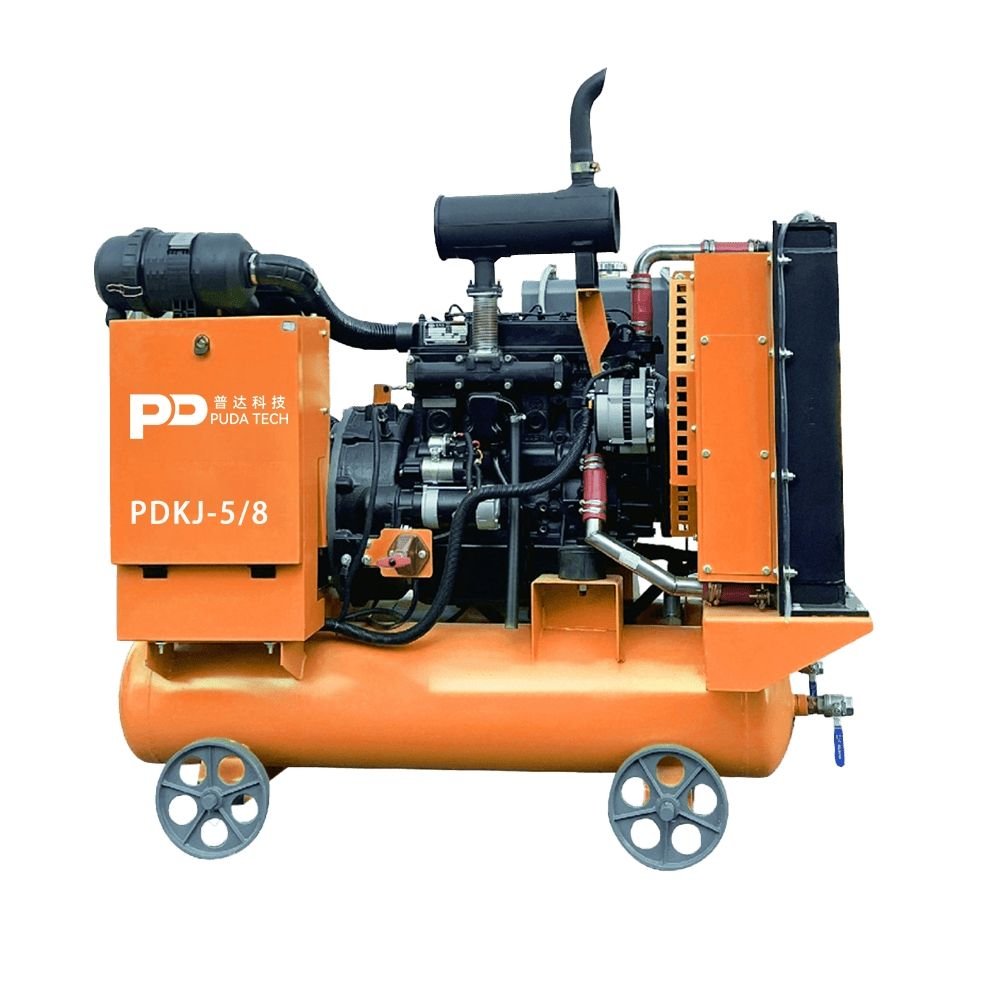 Factory Direct Industrial Portable Diesel Screw Air Compressor