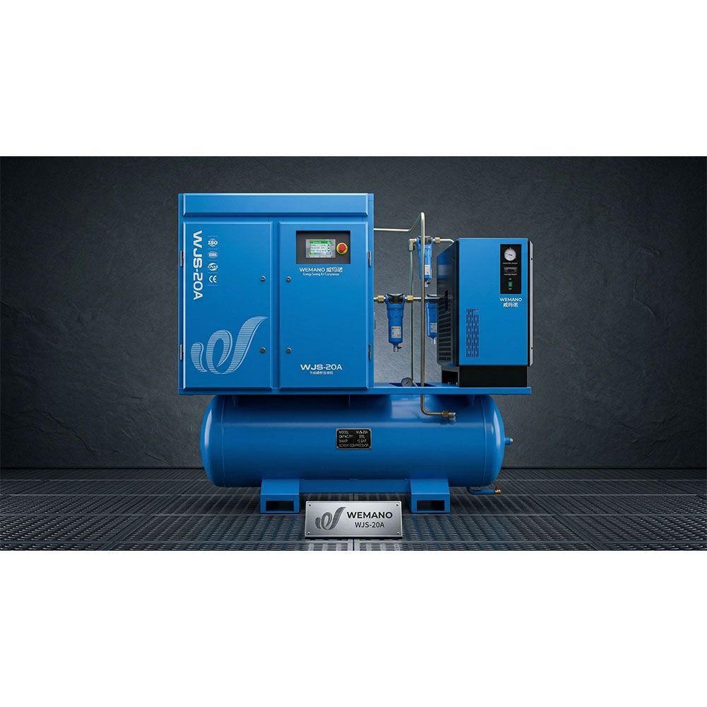 Continuous Laser Operation Four in One VSD Industrial Screw Air Compressor