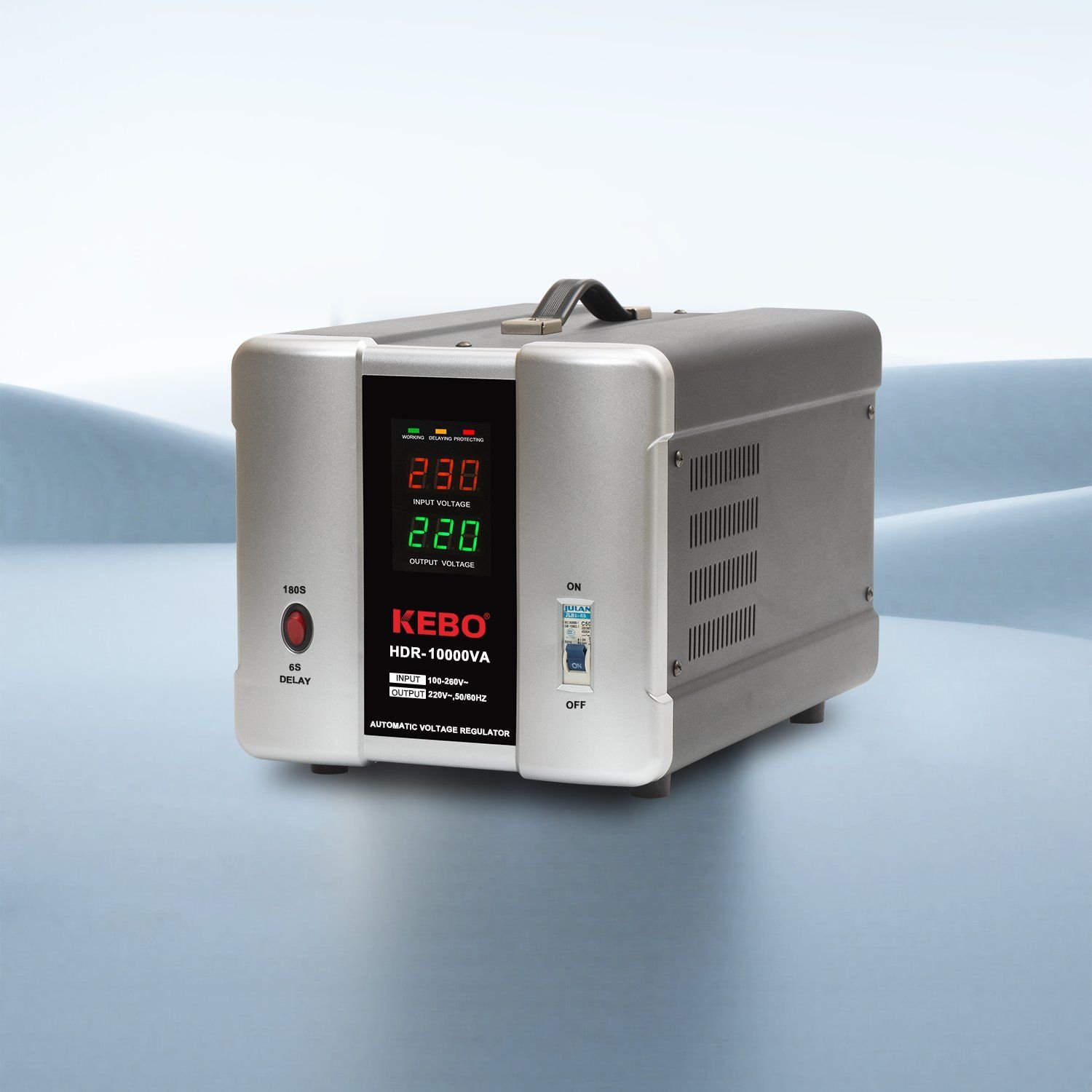 Hdr-10000va Relay LED AC Single Phase Automatic Voltage Regulator Stabilizer for Home