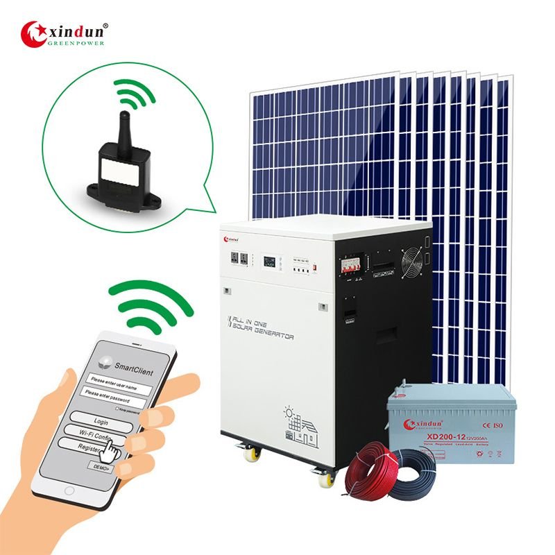 3kw off Grid Solar Borehole Hot Water Pump Pumping System for Irrigation Home