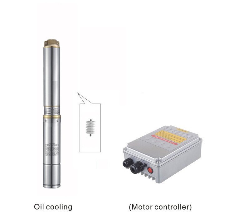 Cheers 4inches Centrifugal Submersible Deep Well Solar Water Pump Irrigation System