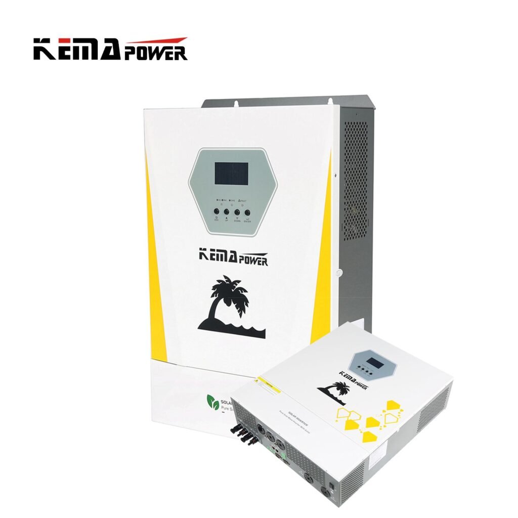 Kemapower 3kw 5kw 6kw 11kw Hybrid off Grid Solar Inverter 230VAC with MPPT Solar Charge Controller All in