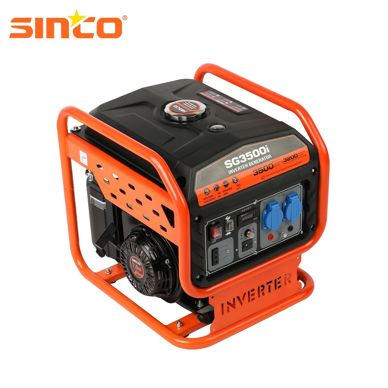 3.5kw CE Silent Gasoline Inverter Generator for Home Camping
